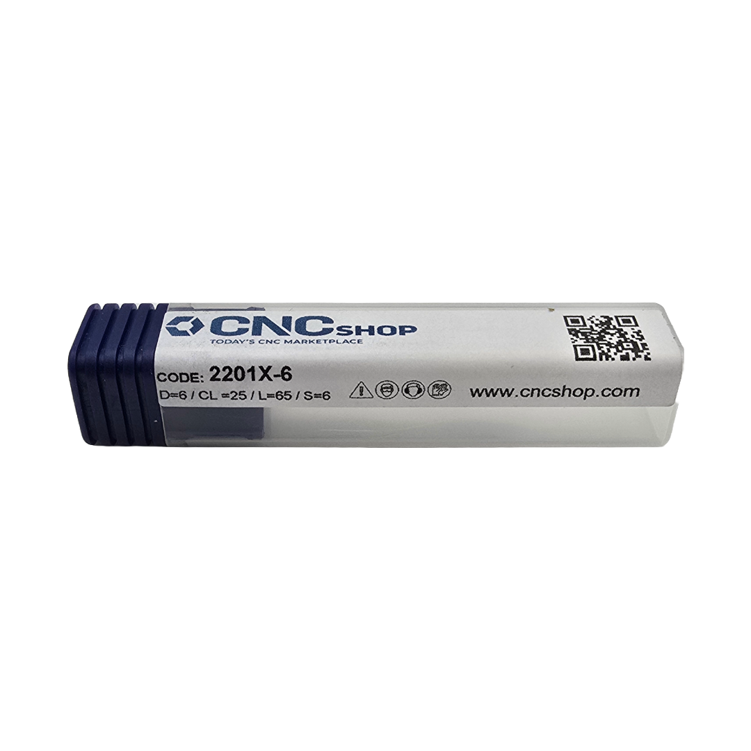 CNCShop - 2201X-6 Compression Router Bit - 6mm Cut Diameter