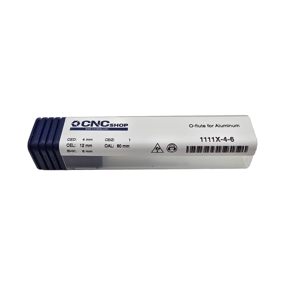 CNCShop - 1111X-4 O-Flute Up Spiral Router Bit - 4mm Cut Diameter