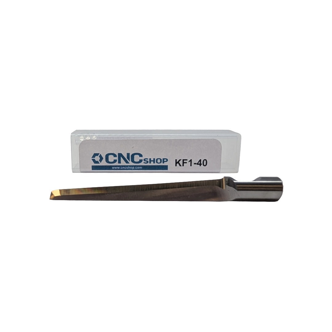 CNC Shop – KF1-40 40mm Oscillating Knife Blade, Single Edge, Flat Point