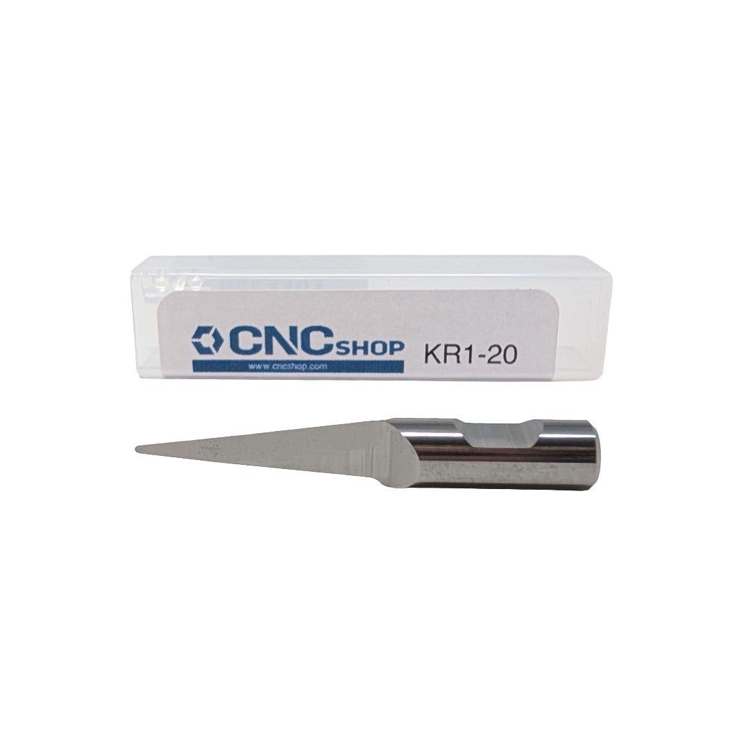 CNC Shop – KR1-20 20mm Oscillating Knife Blade, Single Edge, Round Point