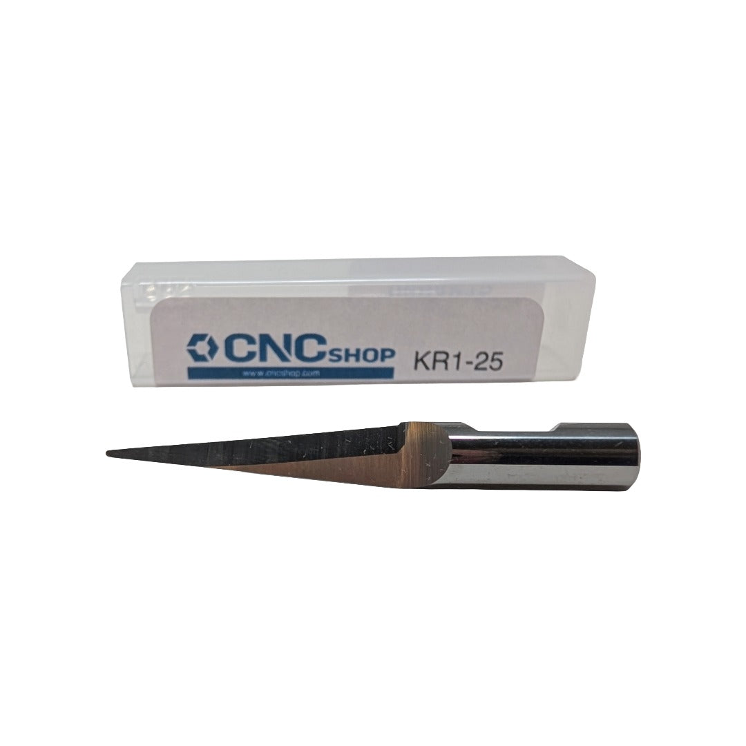 CNC Shop – KR1-25 25mm Oscillating Knife Blade, Single Edge, Round Point