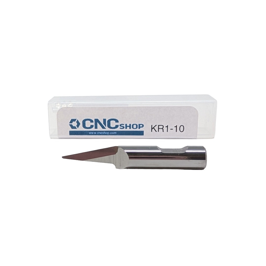 CNC Shop – KR1-10 10mm Oscillating Knife Blade, Single Edge, Round Point