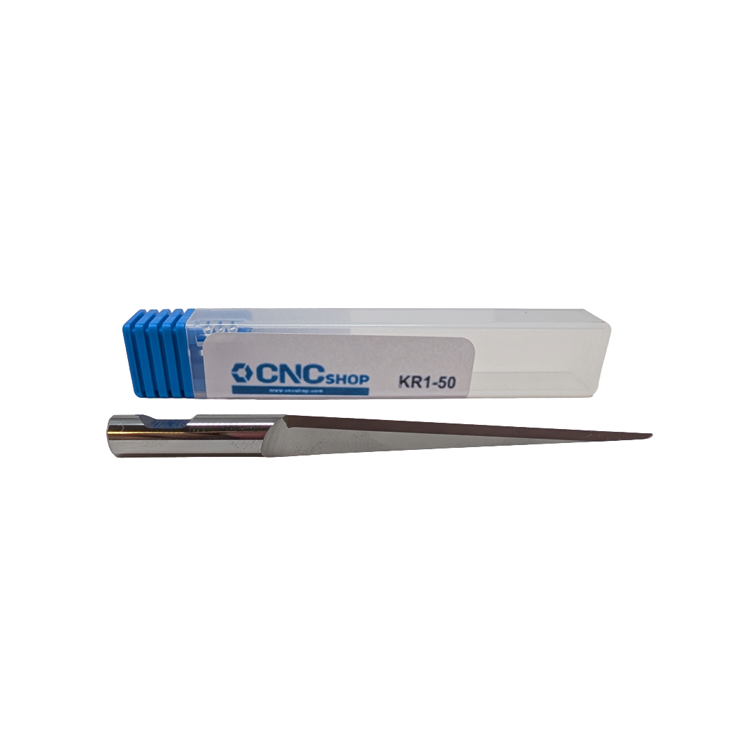 CNC Shop – KR1-50 50mm Oscillating Knife Blade, Single Edge, Round Point