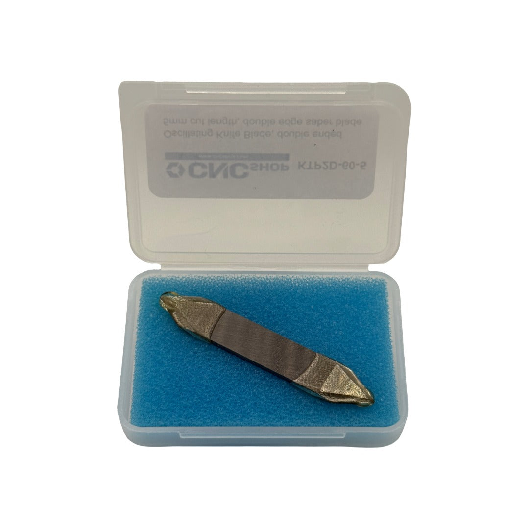 CNC Shop – KTP2-60-7 7mm Tangential Saber Knife Blade, Double Edge, 60° Angle