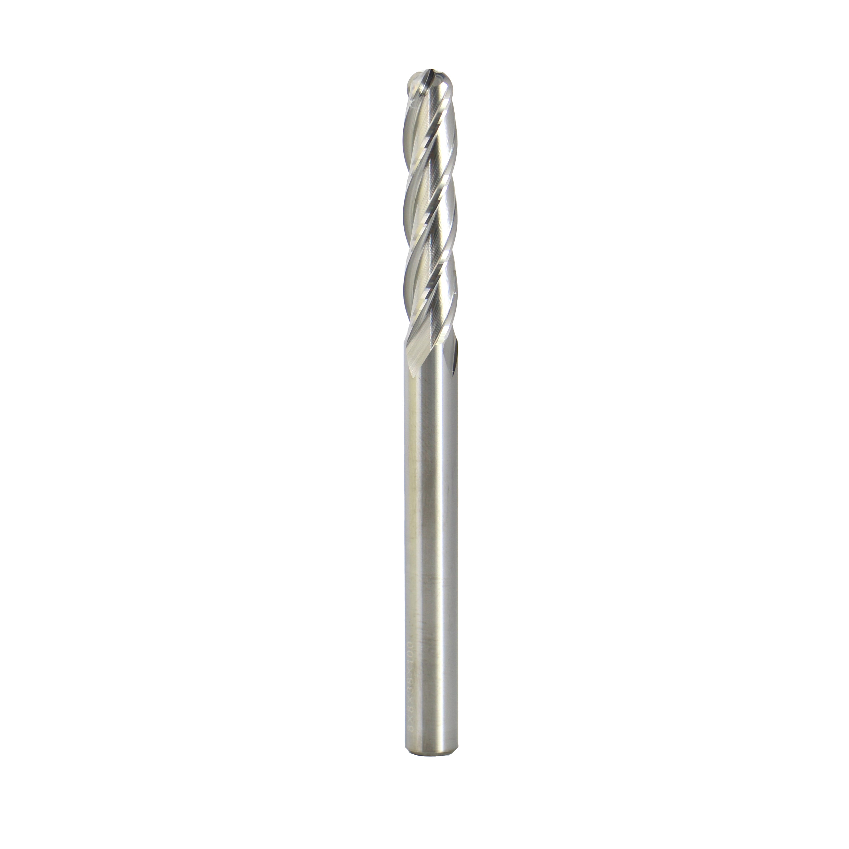 4044H-8 8mm dia, 8mm shk, 38mm cut, 4 Flutes