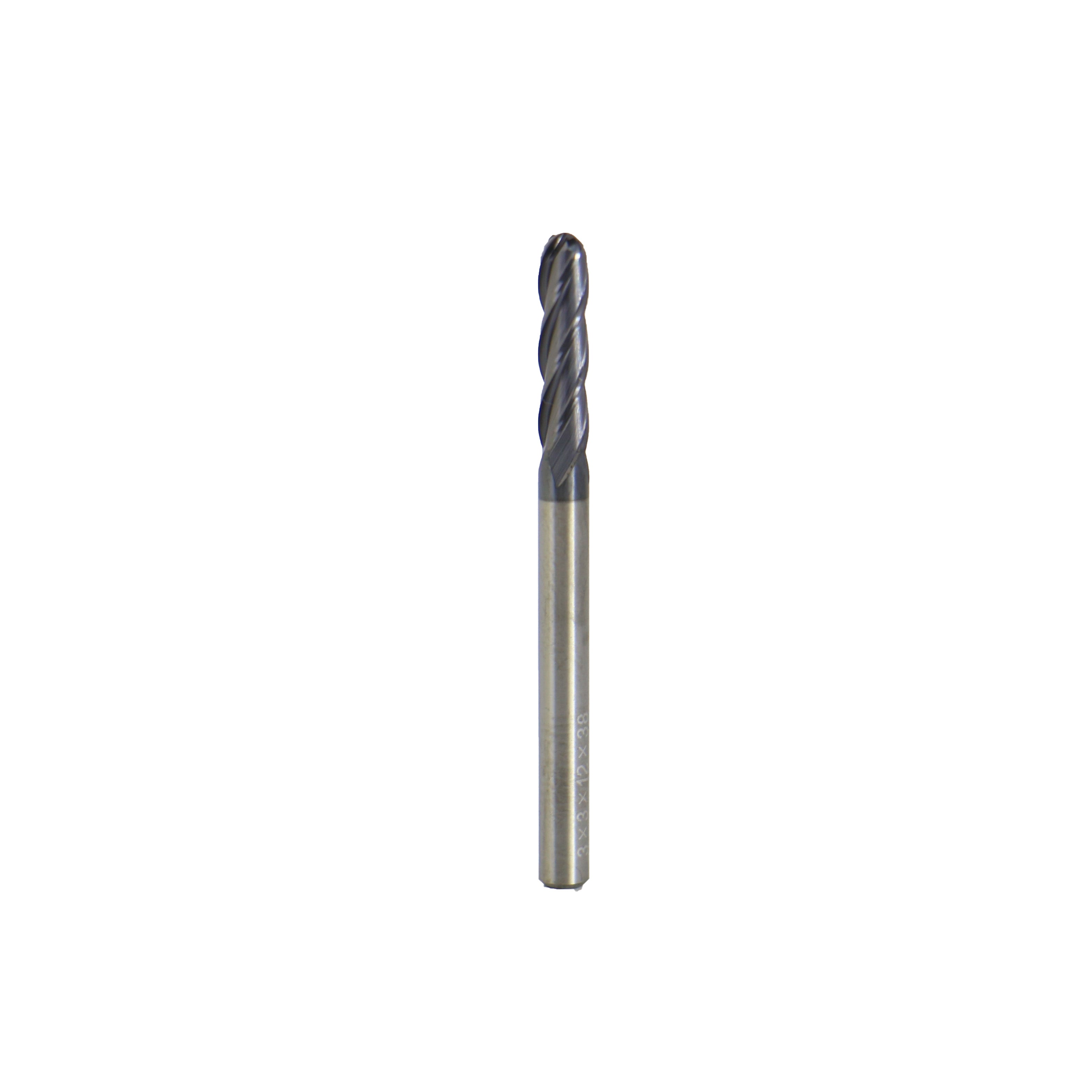 4181H-3 3mm dia, 3mm shk, 12mm cut, 4 Flutes