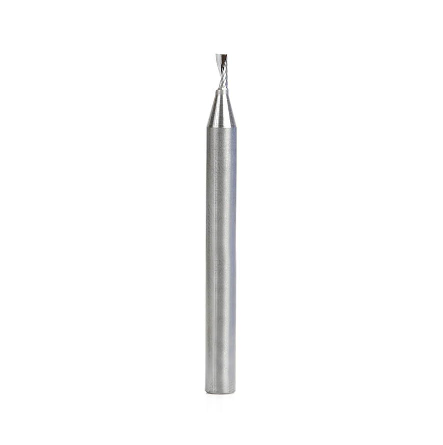 A57301: Amana 2.5mm dia, 6mm shk, O Single Flute, Aluminium Cutting