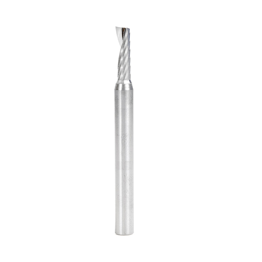 A57321: Amana 5mm dia 6mm shk, O Single Flute, 16mm cut, Plastic Cutting